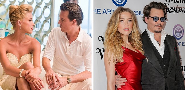 3) Johnny Depp és Amber Heard
