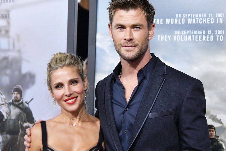 4) Chris Hemsworth (Thor) és felesége Elsa Pataky