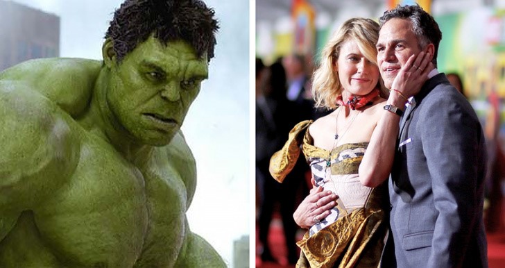 3. Mark Ruffalo (Hulk) és felesége, Sunrise Coigney