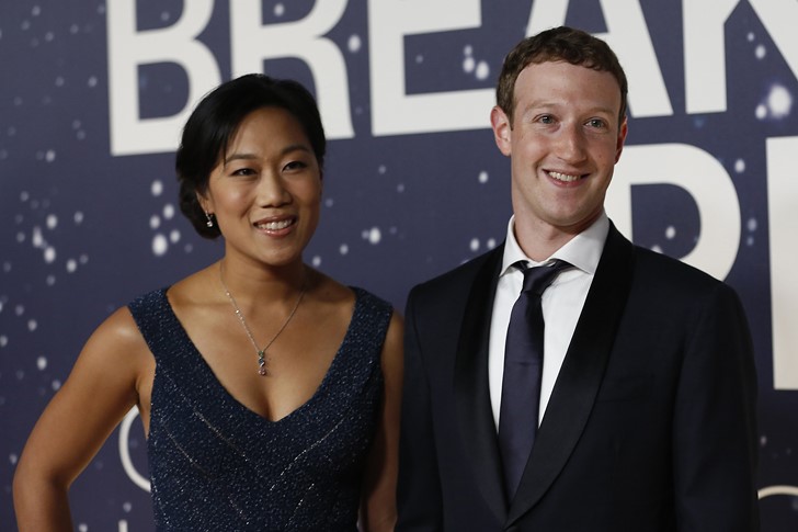 3. Mark Zuckerberg és Priscilla Chan