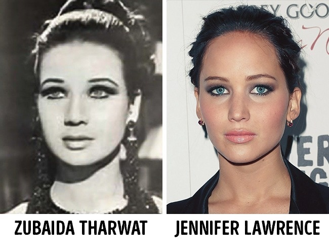 Zubaida Tharwat és Jennifer Lawrence