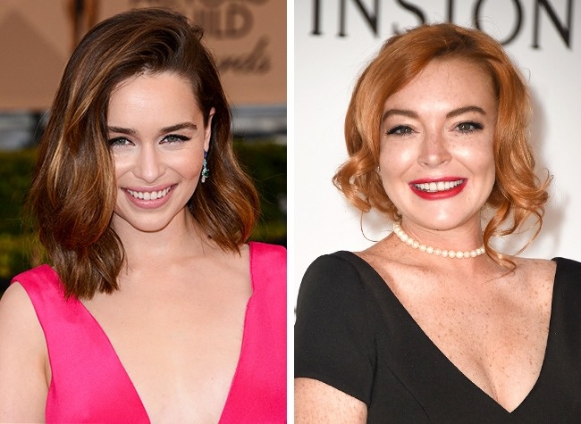 Emilia Clarke és Lindsay Lohan — 31 évesek