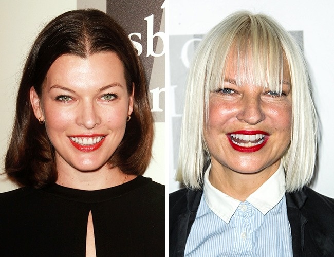 Milla Jovovich és Sia — 41 évesek