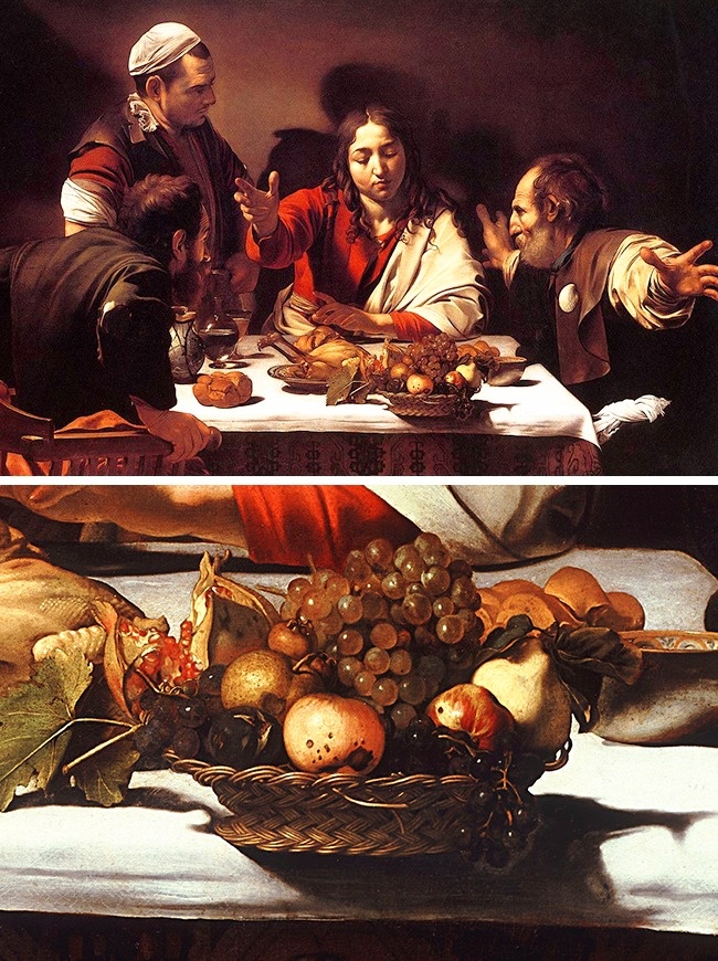 Caravaggio: Emmausi vacsora