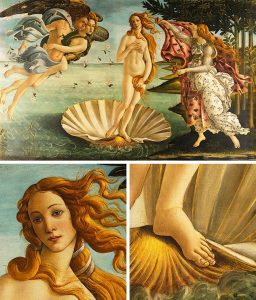 Botticelli: Vénusz születése