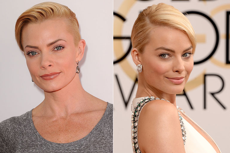 2) Jaime Pressly & Margot Robbie