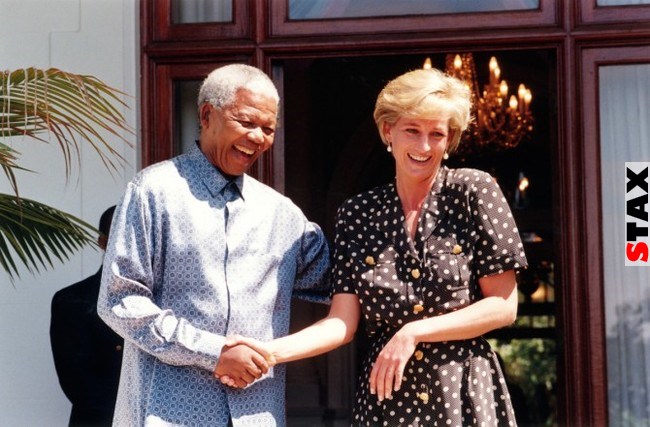 11) Nelson Mandela és Diana hercegnő