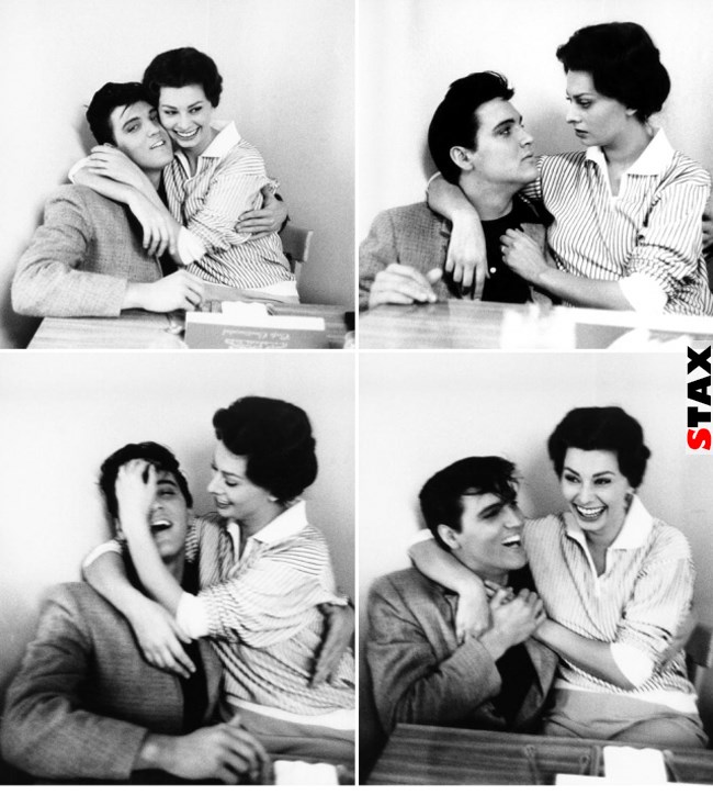 14) Elvis Presley és Sophia Loren
