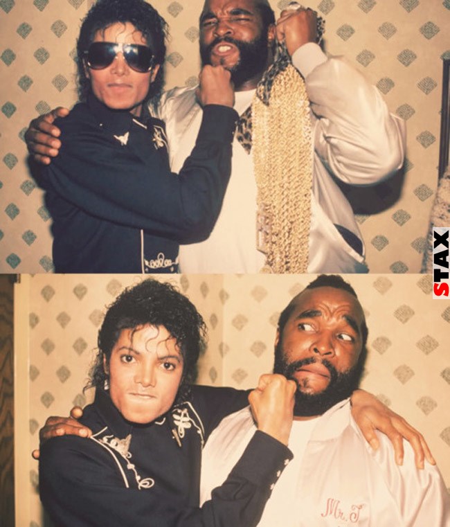 15) Michael Jackson és Mr. T