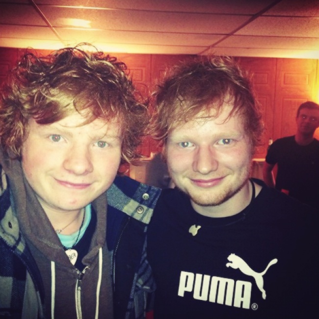 10) Ed Sheeran and Ty Jones