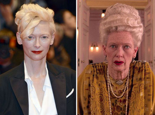 Tilda Swinton – Madame D. “A Grand Budapest Hotel”