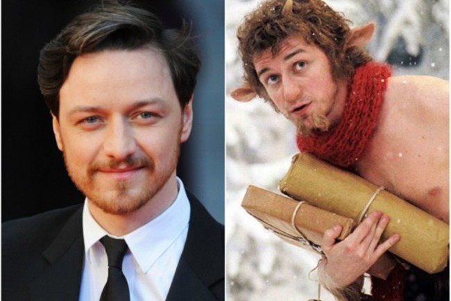 James McAvoy – Mr. Tumnus faun “Narnia krónikái: Az oroszlán, a boszorkány és a ruhásszekrény”