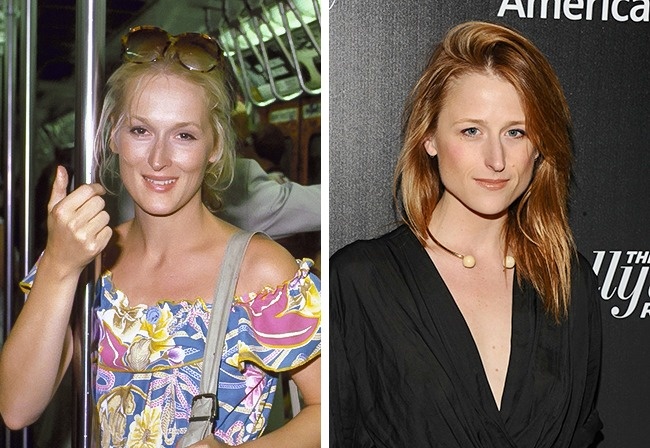 Meryl Streep (32 évesen) és Mamie Gummer (32 évesen)