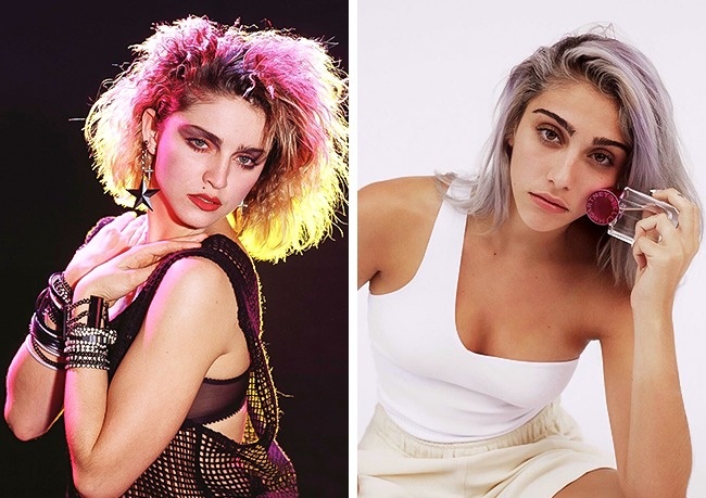 Madonna (25 évesen) és Lourdes Ciccone Leon (17 évesen)