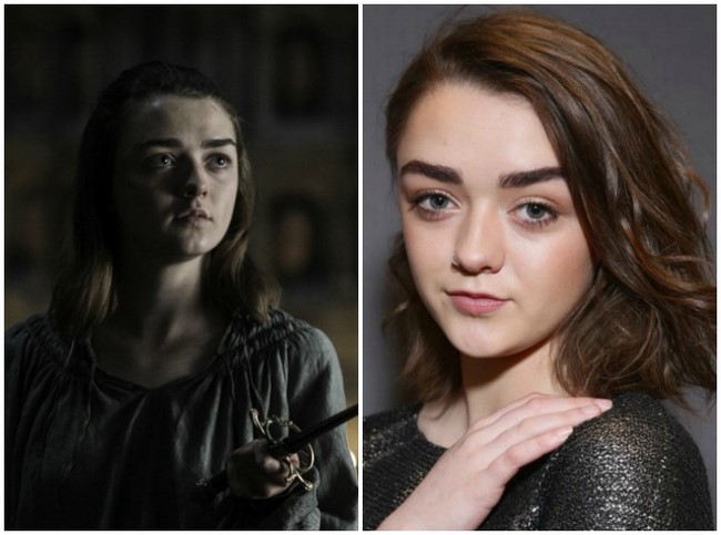 11. Arya Stark – Maisie Williams