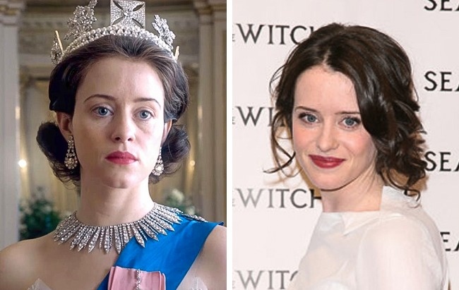 14) The Crown: Claire Foy (Queen Elizabeth II)