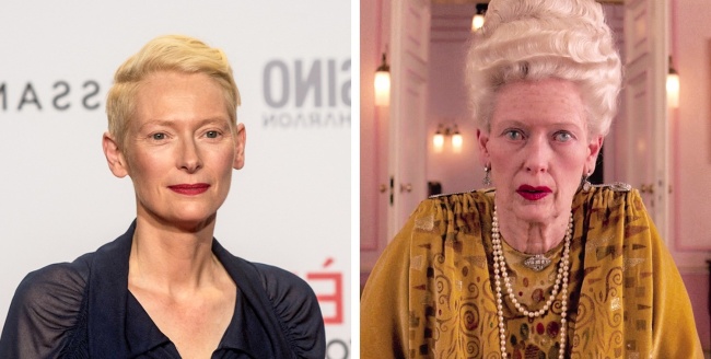 15. Tilda Swinton - Grand Budapest Hotel, 2014