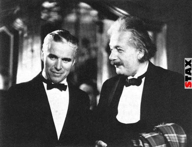 Charlie Chaplin és Albert Einstein