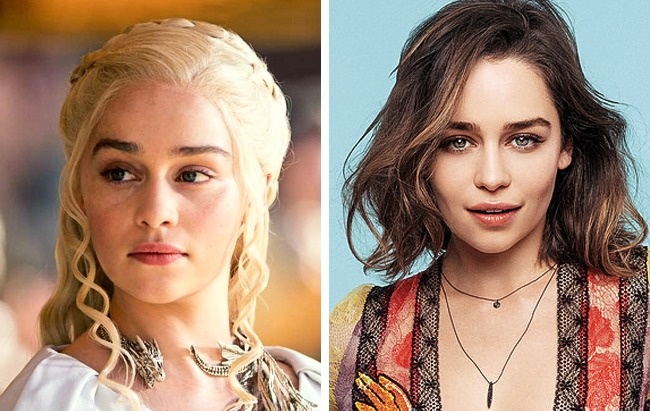 3) Trónok harca: Emilia Clarke (Daenerys Targaryen)