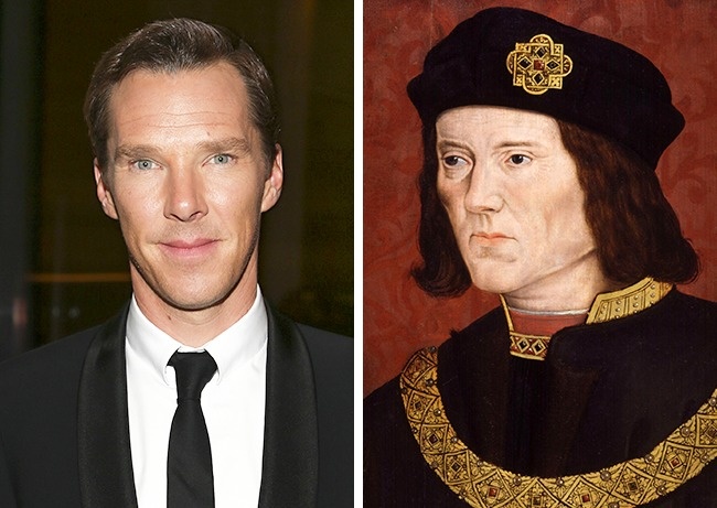Benedict Cumberbatch és III. Richárd angol király