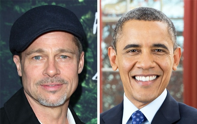 Brad Pitt és Barack Obama