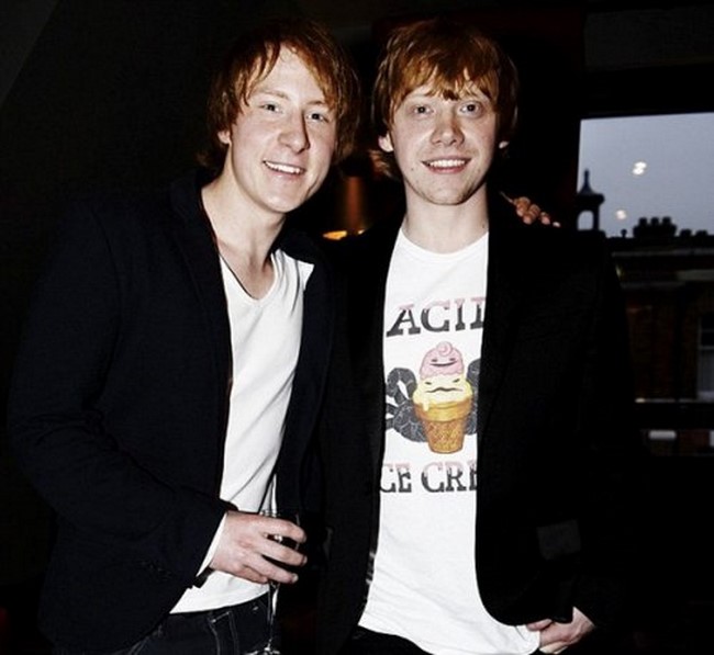 Rupert Grint és dublőre Anthony Knight ("Harry Potter")