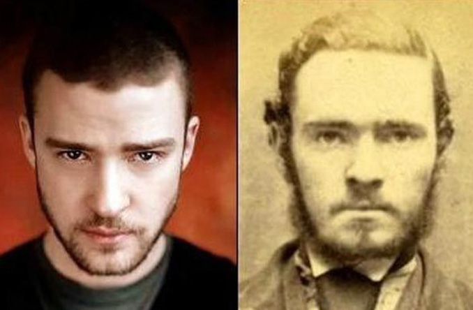 2. Justin Timberlake és egy ismeretlen férfi a múltból