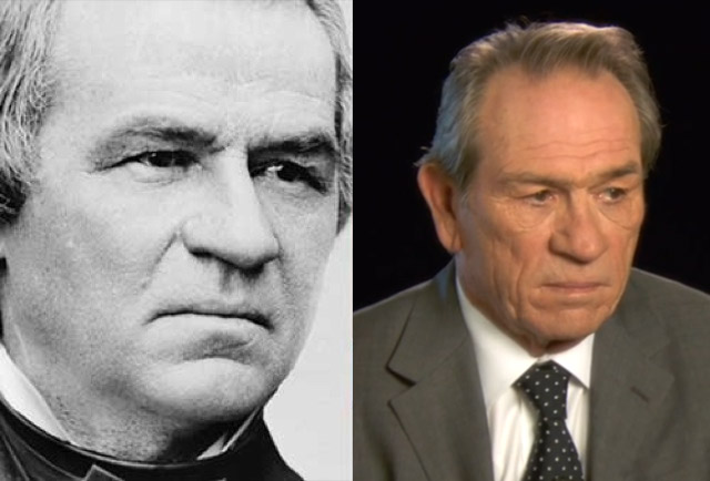 20. Tommy Lee Jones és Andrew Johnson