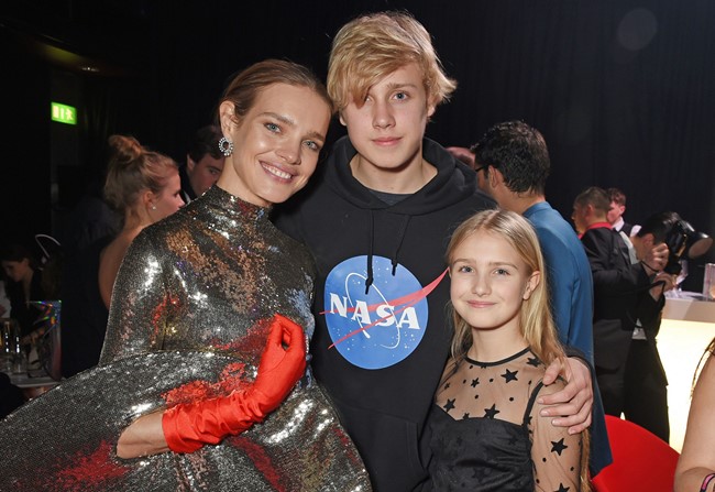 Lucas és Neva Portman (Natalia Vodianova és Justin Portman gyermekei)