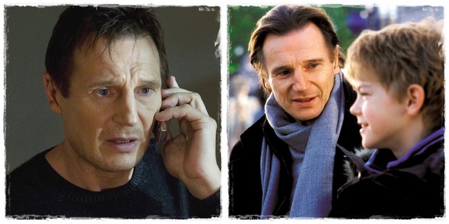 Liam Neeson Elrabolva (2008) – Igazából szerelem (2003)