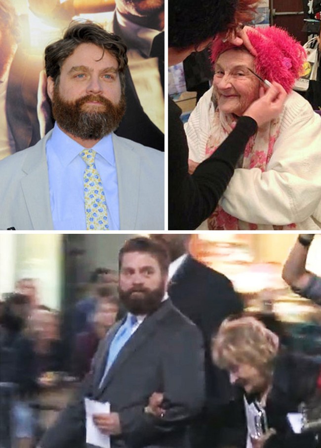 2) Zach Galifianakis nem felejti el a régi barátait.