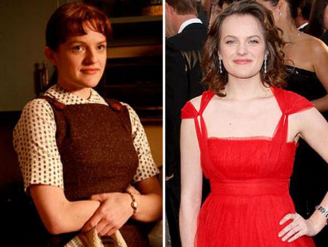 3) Elisabeth Moss mint Margaret "Peggy" Olson a 2007-es Mad Men - Reklámőrültek televíziós sorozatban.