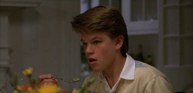 Matt Damon Első játékfilmszerepe a Pizzavarázs című film volt, (1988).