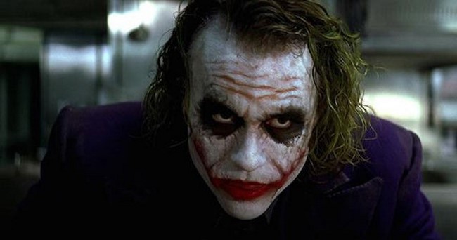 3. Heath Ledger, mint The Joker - A sötét lovag (2008)