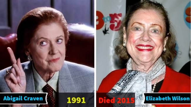 Az Addams Family szereplői régen és most