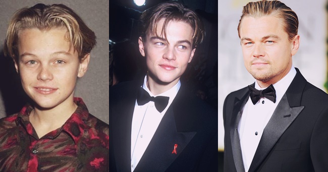 Leonardo DiCaprio így változott meg az évtizedek során