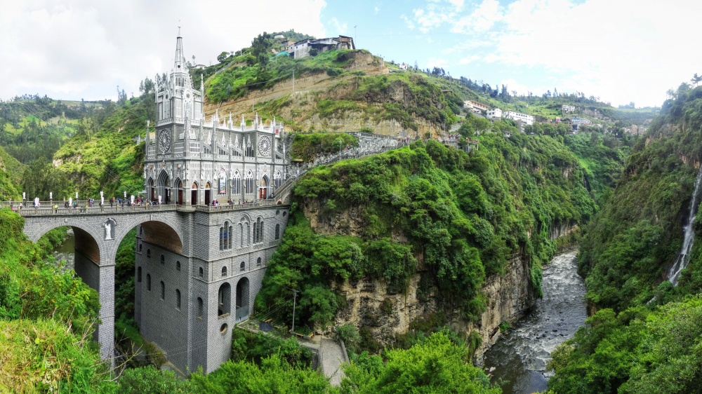  A Las Lajas szentély, Kolumbia