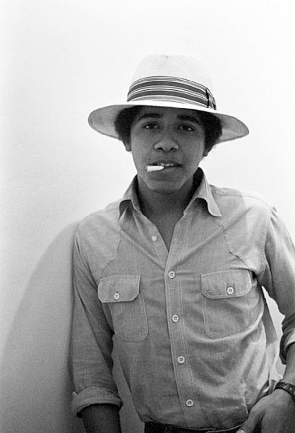 6. Barack Obama első éves egyetemistaként. (1980)
