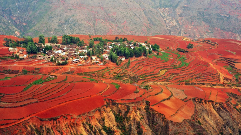 Dongchuan vörös völgy, Kína