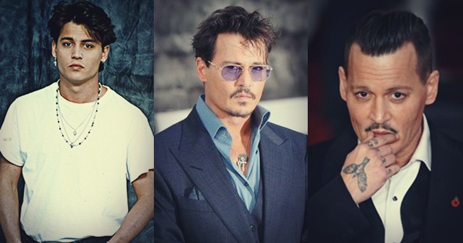 Johnny Depp így változott meg az évtizedek során