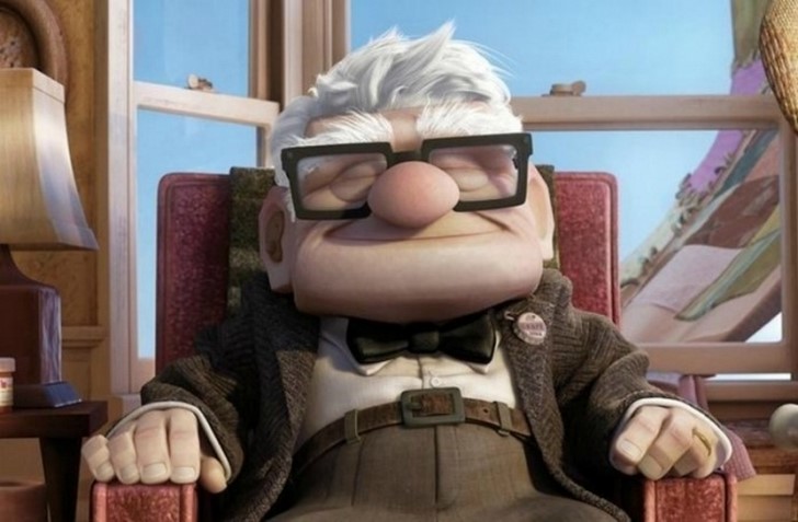 10. Carl Fredricksen meghal az Fel! elején