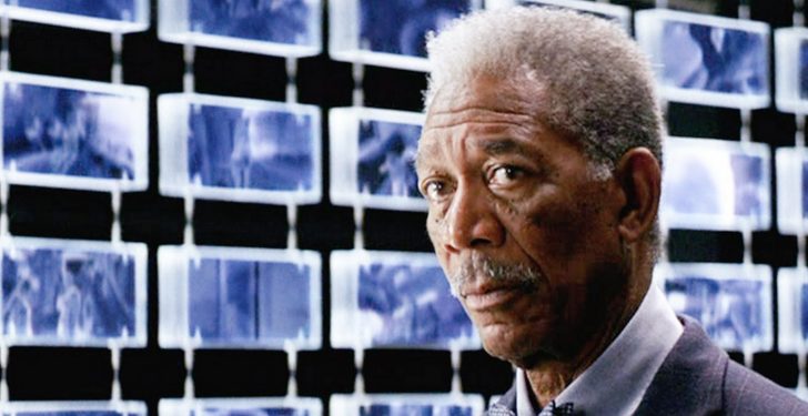 8) Lucius Fox - Morgan Freeman