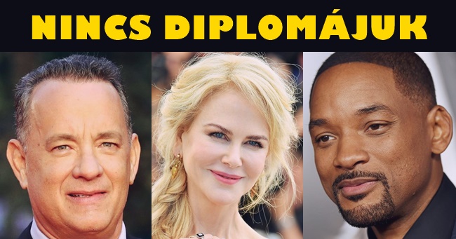 10 sikeres hollywoodi sztár, akinek nincs diplomája