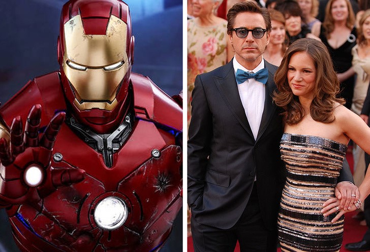 1. Robert Downey Jr. (Vasember) és a felesége, Susan Downey