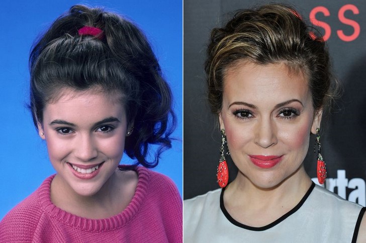 1) Alyssa Milano