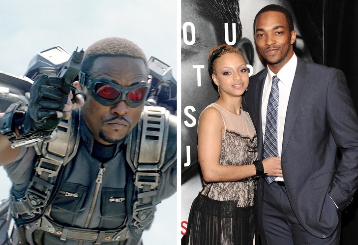 13. Anthony Mackie (Sam Wilson) és felesége, Sheletta Chapital