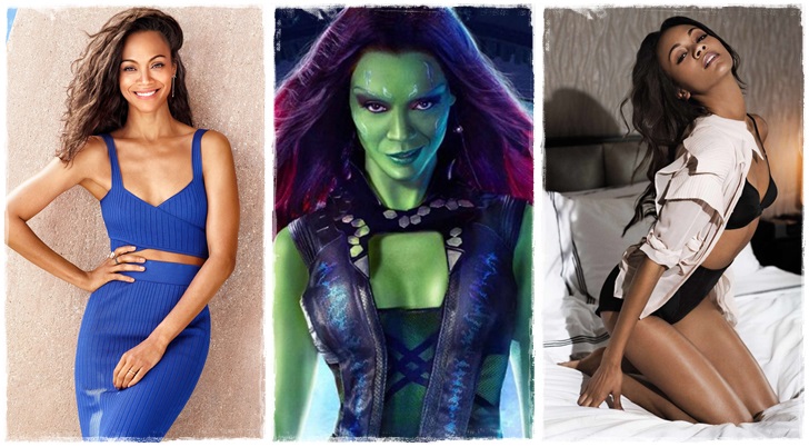 16) Zoe Saldana /Gamora - A galaxis őrzői/