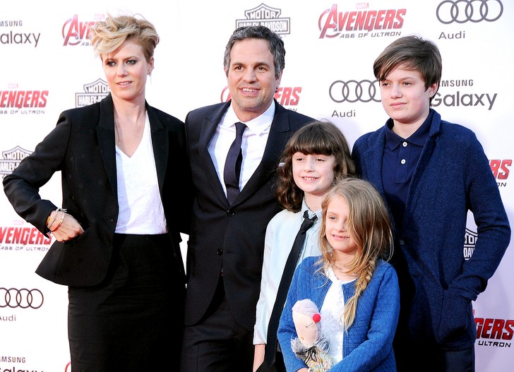 3. Mark Ruffalo (Hulk) és felesége, Sunrise Coigney