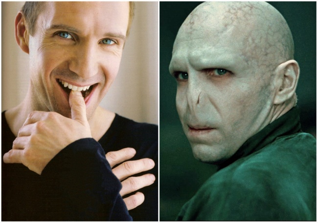 4) Ralph Fiennes — Lord Voldemort