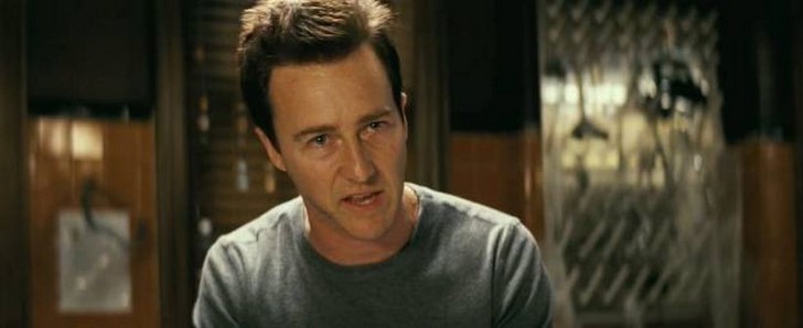 5) Edward Norton Louis Letterier-nek is az agyára ment